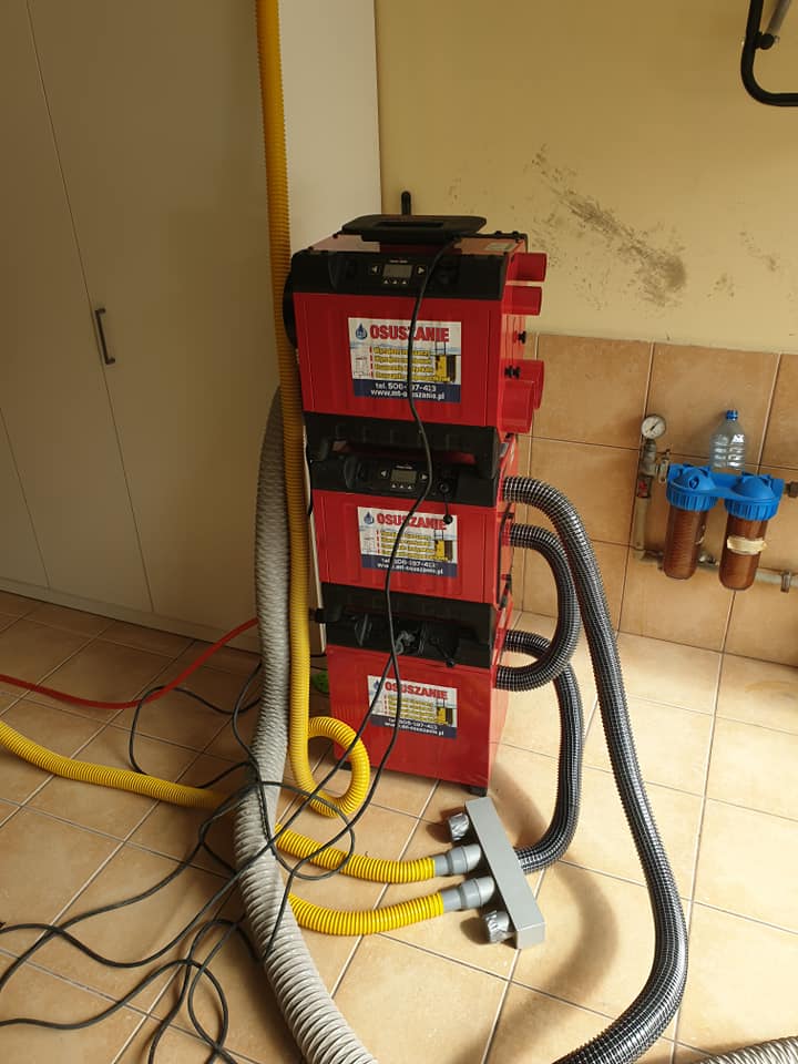 osuszanie po zalaniu Warszawa